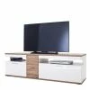 TV Lowboard In Hochglanz Weiß - Icadro -Lana Sales tv lowboard in hochglanz weiss und eichefarben icadro f