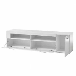 TV Lowboard In Weiß Hochglänzend - Timmona 11 TV Lowboard In Weiß Hochglänzend - Timmona -Lana Sales tv lowboard in weiss hochglaenzend mit klappe tuer 2 faechern timmona 03