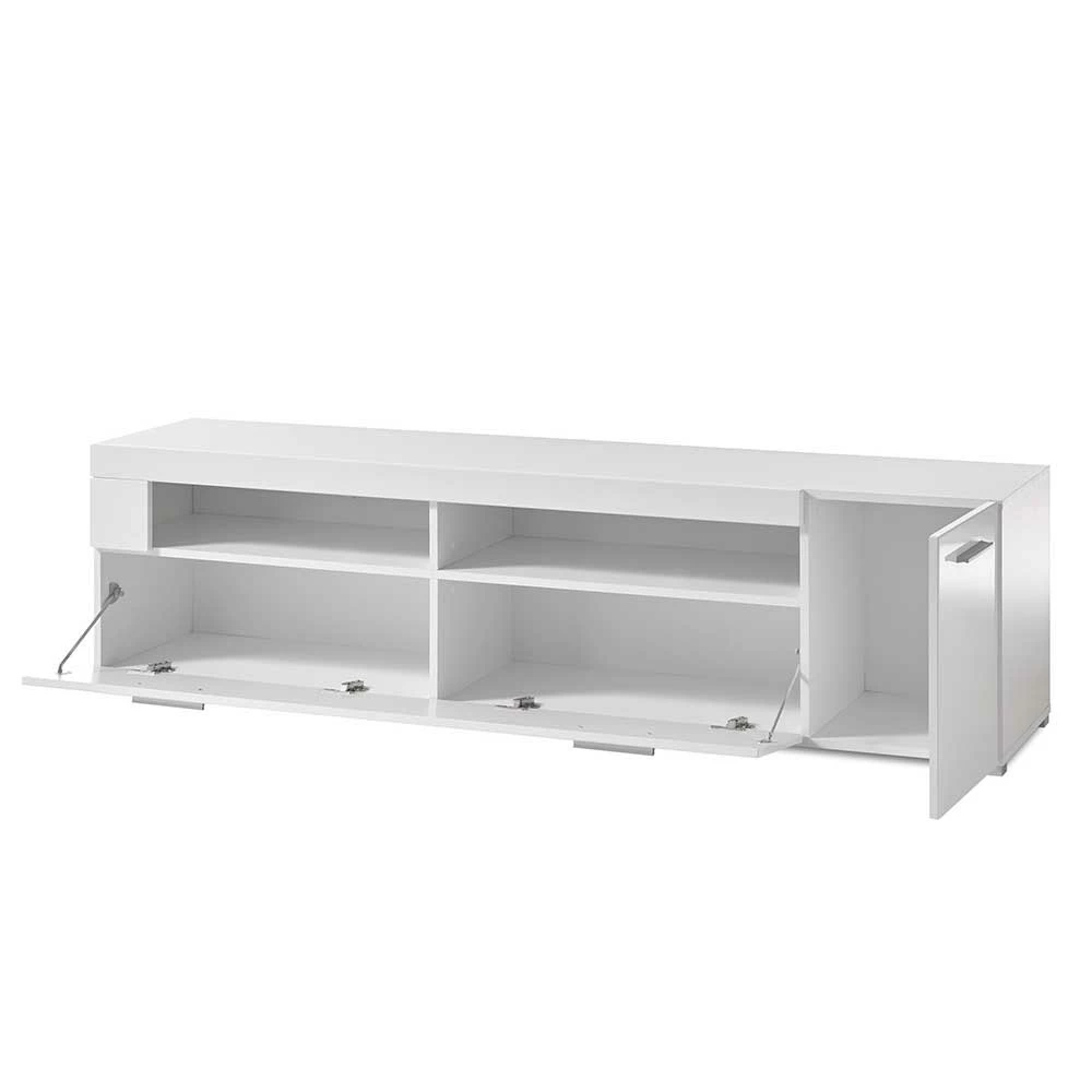 TV Lowboard In Weiß Hochglänzend - Timmona 6 TV Lowboard In Weiß Hochglänzend - Timmona – Bild 4