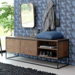 TV Lowboard In Wildeiche Dunkel - Vaclinas -Lana Sales tv lowboard in wildeiche dunkel und schwarz metallgestell vaclinas 02