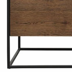 TV Lowboard In Wildeiche Dunkel - Vaclinas -Lana Sales tv lowboard in wildeiche dunkel und schwarz metallgestell vaclinas 04