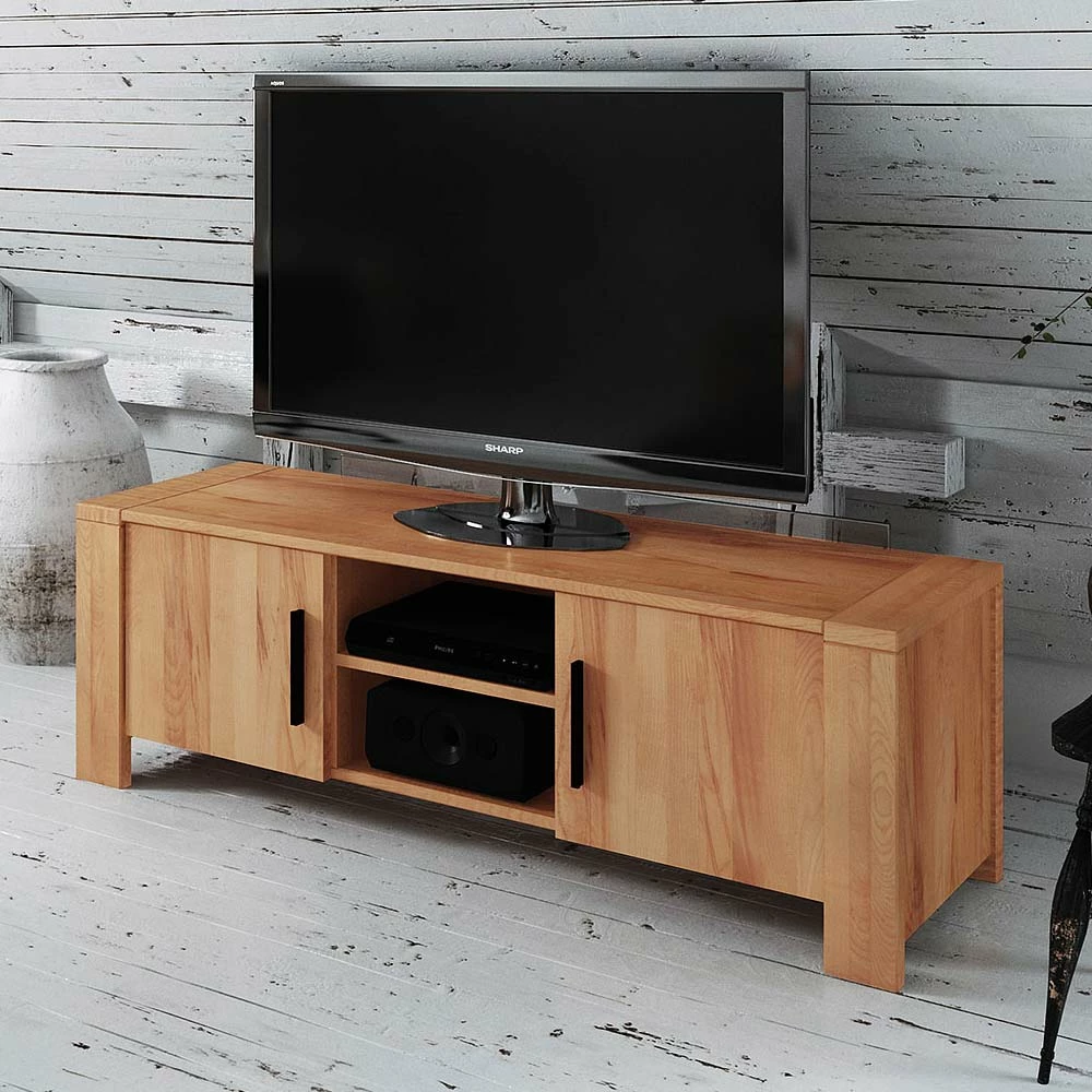 TV Lowboard Mosniak Aus Kernbuche Massivholz 4 TV Lowboard Mosniak Aus Kernbuche Massivholz – Bild 2