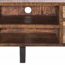 TV Lowboard Bahiro Im Loft Design -Lana Sales tv lowboard loft design recyclingholz bahiro 03