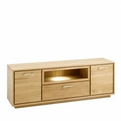 TV Lowboard Mit 164 Cm Breite - Vochalov -Lana Sales tv lowboard mit 164 cm breite aus wildeiche mit metallgriffen vochalov 01