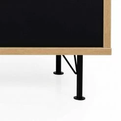 TV Lowboard Mit 2 Offenen Fächern & 2 Türen Chicron In Schwarz 10 TV Lowboard Mit 2 Offenen Fächern & 2 Türen Chicron In Schwarz -Lana Sales tv lowboard mit 2 offenen faechern 2 tueren in schwarz eiche chicron 03