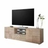 TV Lowboard Mit Muster Print - Bielvas -Lana Sales tv lowboard mit muster print auf holzdekor eiche sonoma bielvas f