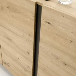 TV Lowboard Mit Sockelgestell - 188 Cm Breit - Lairian -Lana Sales tv lowboard mit sockelgestell 188 cm breit in wildeiche dunkelgrau lairian 04