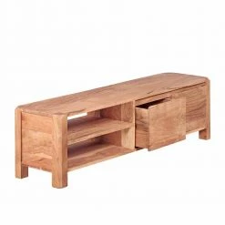 TV-Lowboard Drolivio Mit Schublade Und Schrankfach 5 TV-Lowboard Drolivio Mit Schublade Und Schrankfach -Lana Sales tv lowboard schublade und schrankfach aus akazie holz massiv drolivio 03