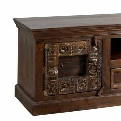 TV Lowboard Solapura Aus Teak Massivholz -Lana Sales tv lowboard teak massivholz indisches design solapura 04