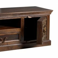 TV Lowboard Solapura Aus Teak Massivholz -Lana Sales tv lowboard teak massivholz indisches design solapura 05