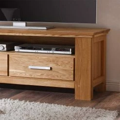 TV Lowboard Ladressa Aus Wildeiche Geölt Und Gewachst -Lana Sales tv lowboard wildeiche geoelt und gewachst 150 cm ladressa 02