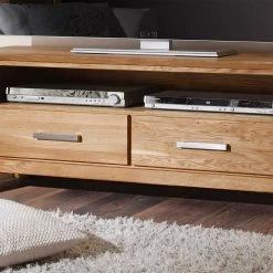 TV Lowboard Ladressa Aus Wildeiche Geölt Und Gewachst -Lana Sales tv lowboard wildeiche geoelt und gewachst 150 cm ladressa 04