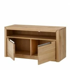 TV Lowboard Croconia Aus Wildeiche Massivholz -Lana Sales tv lowboard wildeiche massivholz bianco geoelt croconia 05