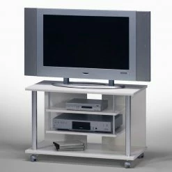 TV-Möbel Thilo In Weiß -Lana Sales tv moebel weiss rollbar thilo 02
