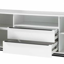 TV Phonoschrank In Weiß & Schwarz - Enkraja 7 TV Phonoschrank In Weiß & Schwarz - Enkraja -Lana Sales tv phonoschrank in weiss schwarz 184x69x40 cm enkraja 05