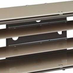 TV Rack Aus Glas & Stahl - Bessas -Lana Sales tv rack aus glas stahl in beige anthrazit 170x42x40 bessas 03