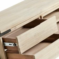 TV Schrank Delamoto Akazie Gebleicht Und Stahl 4 TV Schrank Delamoto Akazie Gebleicht Und Stahl -Lana Sales tv schrank akazie gebleicht und stahl 1 tuerig zwei schubladen zwei faecher 165cm delamoto 03