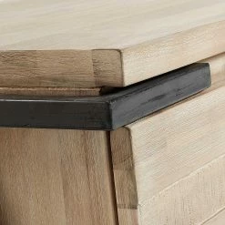 TV Schrank Delamoto Akazie Gebleicht Und Stahl 5 TV Schrank Delamoto Akazie Gebleicht Und Stahl -Lana Sales tv schrank akazie gebleicht und stahl 1 tuerig zwei schubladen zwei faecher 165cm delamoto 04