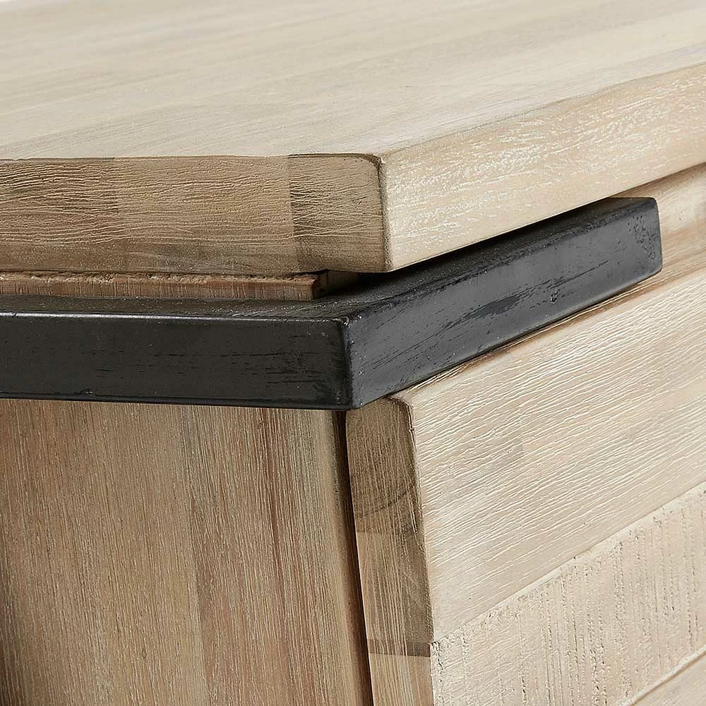 TV Schrank Delamoto Akazie gebleicht und Stahl TV Schrank Delamoto Akazie Gebleicht Und Stahl -Lana Sales tv schrank akazie gebleicht und stahl 1 tuerig zwei schubladen zwei faecher 165cm delamoto 04