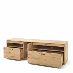 TV Schrank Aus Massivholz Eiche - Destal -Lana Sales tv schrank aus massivholz eiche 186 cm breit destal 04