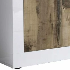 TV Schrank In Holz Verwittert - Olvenion -Lana Sales tv schrank in holz verwittert und weiss hochglanz 210cm breit olvenion 03