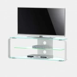 TV Sideboard Taja Aus Glas -Lana Sales tv sideboard glas metall taja html 02