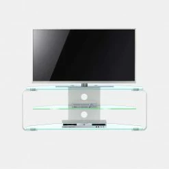 TV Sideboard Taja Aus Glas -Lana Sales tv sideboard glas metall taja html 04