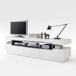 TV Sideboard Laxie In Weiß Hochglanz 7 TV Sideboard Laxie In Weiß Hochglanz -Lana Sales tv sideboard weiss hochglanz 200 cm breit laxie html 05