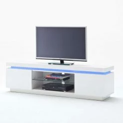 TV Tisch Tovic In Hochglanz Weiß 13 TV Tisch Tovic In Hochglanz Weiß -Lana Sales tv tisch hochglanz weiss led beleuchtung tovic html 06