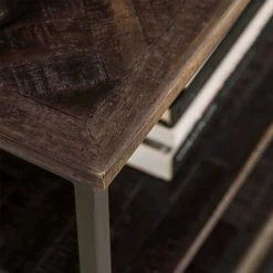 TV Tisch Regal Aus Teak Massivholz - Dionassa 11 TV Tisch Regal Aus Teak Massivholz - Dionassa -Lana Sales tv tisch regal aus teak massivholz in braun metall in schwarz dionassa 03