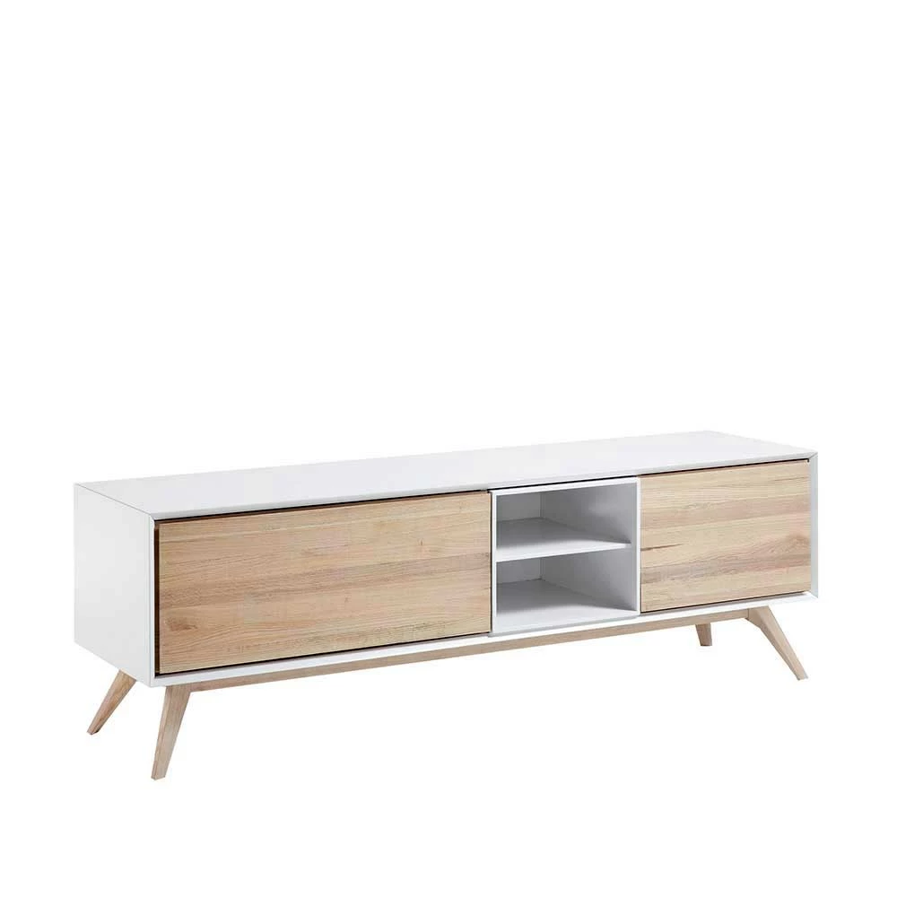 TV-Tisch Ivorino Mit Zwei Stauraum Klappen 3 TV-Tisch Ivorino Mit Zwei Stauraum Klappen