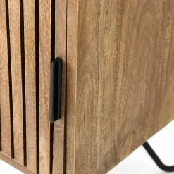 TV Unterschrank Aus Mangoholz In Sandfarben - Baina -Lana Sales tv unterschrank aus mangoholz in sandfarben mit hairpin legs in schwarz baina 05