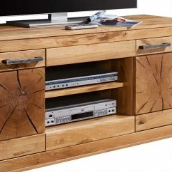 TV Unterschrank Troncon Aus Wildeiche Echtholz -Lana Sales tv unterschrank aus wildeiche echtholz im rustikalen design troncon 04 2