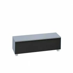 TV Unterschrank Albacete In Hellblau Glas