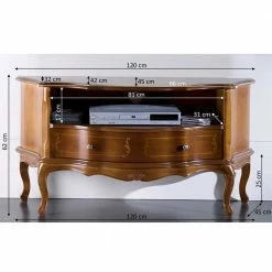 TV Unterschrank Im Barock Stil Dentro Nussbaumfarben -Lana Sales tv unterschrank im barock stil nussbaumfarben dentro 06