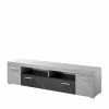 TV Unterschrank In Beton Optik & Anthrazit - Evelba -Lana Sales tv unterschrank in beton optik anthrazit mit metallgriffen evelba f
