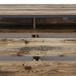 TV Unterschrank In Holz Antik Dekor - Olegana -Lana Sales tv unterschrank in holz antik dekor und dunkelgrau olegana 04