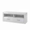 TV Unterschrank In Weiß Hochglanz Yulis Mit 2 Fächern -Lana Sales tv unterschrank in weiss hochglanz mit 2 faechern 2 schubladen yulis f