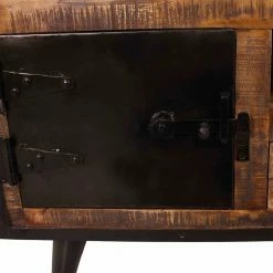 TV Unterschrank Centimo Im Loft Design -Lana Sales tv unterschrank loft design holz massiv eisen centimo 02