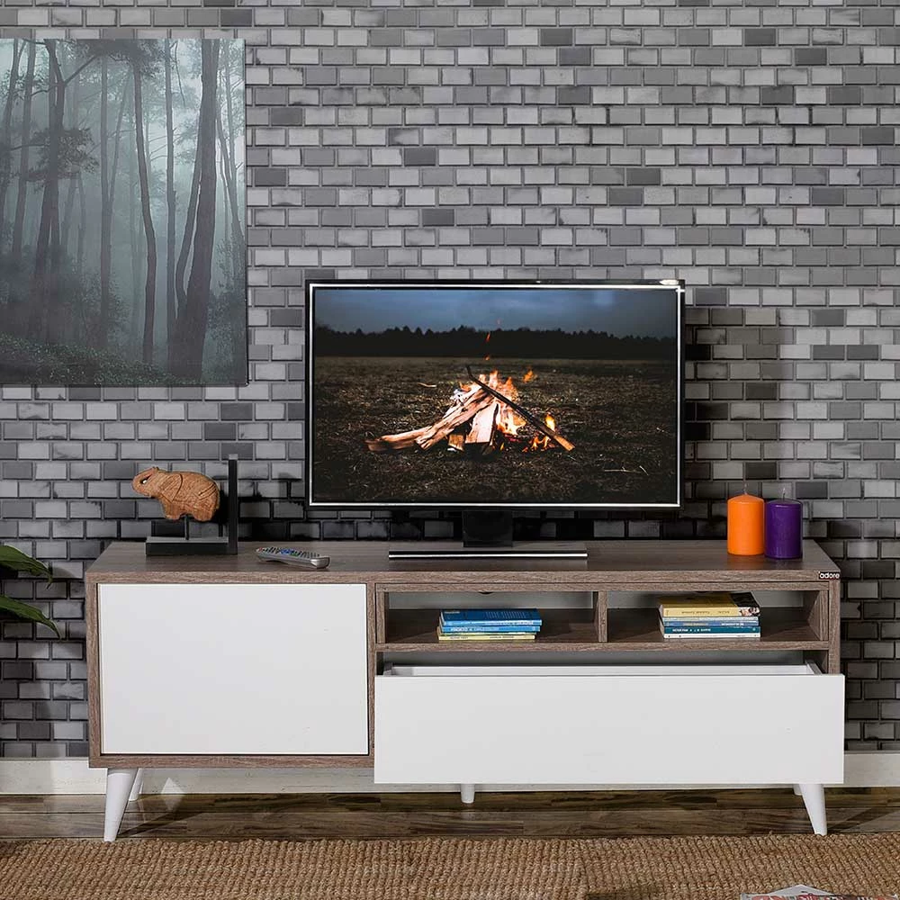 TV Unterschrank Mit Aufsatz 150 Cm Breit - Mauriciana 4 TV Unterschrank Mit Aufsatz 150 Cm Breit - Mauriciana – Bild 3