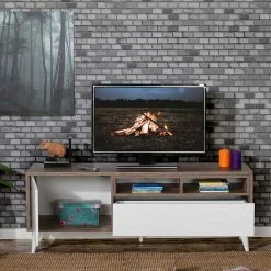 TV Unterschrank Mit Aufsatz 150 Cm Breit - Mauriciana 10 TV Unterschrank Mit Aufsatz 150 Cm Breit - Mauriciana -Lana Sales tv unterschrank mit aufsatz 150 cm breit in weiss hochglanz braun holzoptik mauriciana 03