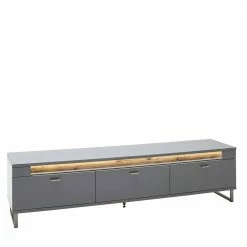 TV Unterschrank Mit LED Licht - Adecias -Lana Sales tv unterschrank mit led licht in grau mit wildeiche dekor adecias 03