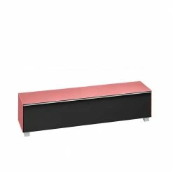 TV Unterschrank Gunnar In Rosa Glas -Lana Sales tv unterschrank rosa glas schwarz gunnar 02