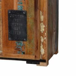 TV Unterschrank Vayamos Im Shabby Chic -Lana Sales tv unterschrank shabby chic aus mehrfarbigem altholz mit zwei schiebetueren 130cm breit vayamos 03