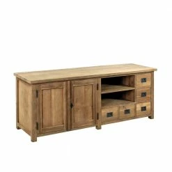 TV Unterschrank Pilica Aus Teak Massiv