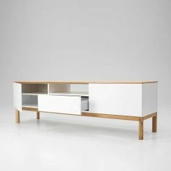 TV Unterschrank Dadoncas In Weiß Eiche 10 TV Unterschrank Dadoncas In Weiß Eiche -Lana Sales tv unterschrank weiss eiche 180 cm dadoncas 02