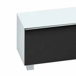 TV Unterschrank Manifesto In Weiß Glas Schwarz 9 TV Unterschrank Manifesto In Weiß Glas Schwarz -Lana Sales tv unterschrank weiss glas schwarz mit klappe manifesto 06