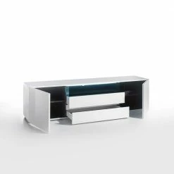 TV Unterschrank Flavur In Weiß Hochglanz -Lana Sales tv unterschrank weiss hochglanz mit geraetefach mit led beleuchtung flavur 04