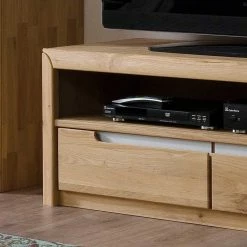 TV Unterschrank Croconia Aus Wildeiche Massivholz -Lana Sales tv unterschrank wildeiche massivholz hell geoelt croconia 02