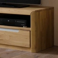 TV Unterschrank Croconia Aus Wildeiche Massivholz -Lana Sales tv unterschrank wildeiche massivholz hell geoelt croconia 03